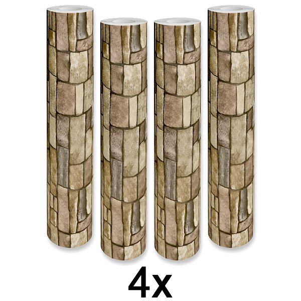 4x Стилски 3D тапет – Лесна трансформација на ѕидот | WALLCORWRAP