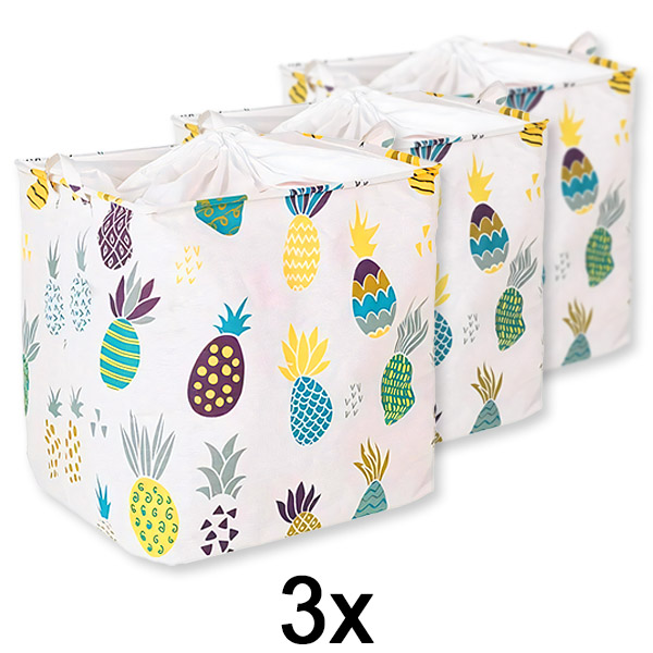 3x Преклопна голема кутија за складирање CLOTHBOX